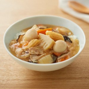 MUJI Rice Topping – хаппосай с перепелиным яйцом и овощами