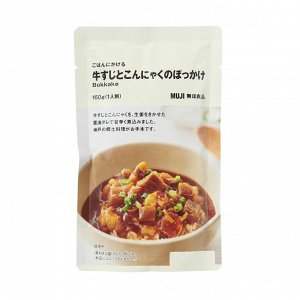 MUJI Rice Topping – говядина с конняку в стиле боккаке