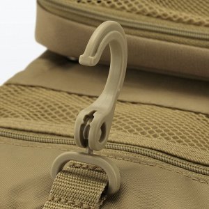 MUJI Polyester Hanging Case with Detachable Pouch Beige – подвесной чехол с съёмным органайзером из полиэстера, бежевый