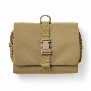 MUJI Polyester Hanging Case with Detachable Pouch Beige – подвесной чехол с съёмным органайзером из полиэстера, бежевый