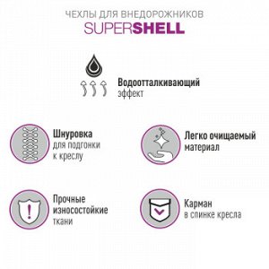 Чехлы для авто CARFORT SuperShell для заднего дивана, водоотт. ткань, зелен., 2 предмета (1/10)