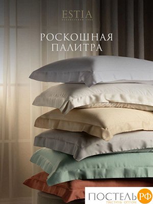 Комплект постельного белья Estia ОРНЕЛЛА сер, Евро