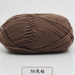 Пряжа коровка молочный хлопок