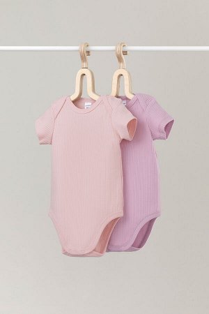 Набор полукомбинезон(Весна-Лето)+baby (фламинго, тропический персик)