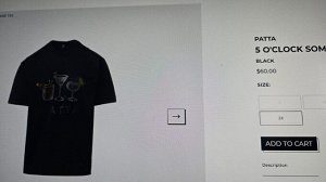 Новая футболка PATTA