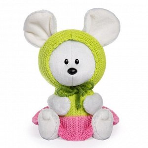 Мягкая игрушка «Мышка Пшоня» в платье с капюшоном, 15 см