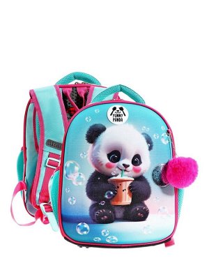 Рюкзак каркасный 35х27х13 см, deVENTE Junior 14L Yummy Panda, + брелок, для девочки