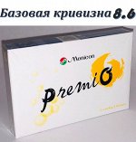 Мягкие контактные линзы Premio bc8.6 (6 линз) МИНУС