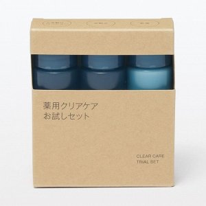 MUJI Clear Care Trial Set – пробный набор для проблемной кожи