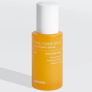 Сыворотка для выравнивания тона и рельефа кожи Celimax Pore+Dark Spot Brightening Serum, 30мл