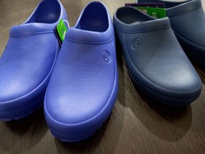 Обувь дачная женская галоши цвет Оттенки синего