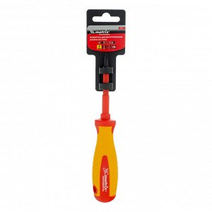 Отвертка Insulated, PH1 x 75 мм, CrMo, до 1000 В, двухкомпонентная рукоятка Matrix Professional