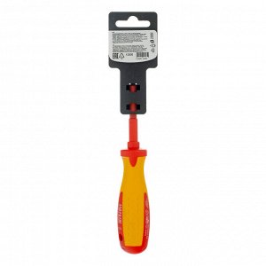 Отвертка Insulated, PH1 x 75 мм, CrMo, до 1000 В, двухкомпонентная рукоятка Matrix Professional