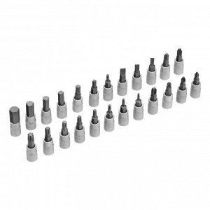 Набор инструментов, 1/4", CrV, пластиковый кейс 57 предметов Stels