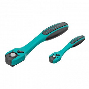 Набор инструментов, 1/2", 1/4", CrV, 12 гранные головки, пластиковый кейс, 76 предметов Stels
