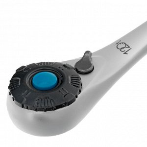 Набор торцевых головок, трещотка 120 зубьев, 1/4", CrV, 12 предметов Gross