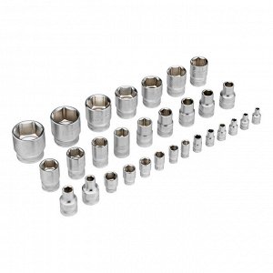 Набор инструментов, 1/4", 1/2", CrV, 120 зубьев, 115 предметов Gross