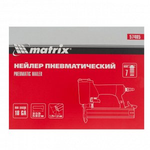 Нейлер пневматический для гвоздей от 10 до 32 мм Matrix
