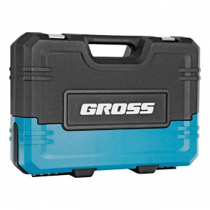 Набор инструментов, 1/4", 1/2", CrV, 120 зубьев, 76 предметов Gross