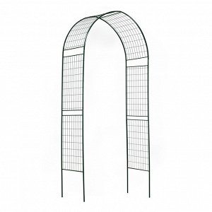 Арка садовая разборная «Сетка широкая» 2.5 х 0.5 х 1.2 м
