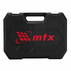 Набор инструментов, 1/2", 1/4", пластиковый кейс, 82 предмета MTX