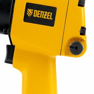 Ударный пневмогайковерт IW860+набор головок, 1/2", 7000 об/мин, 868 Нм Denzel