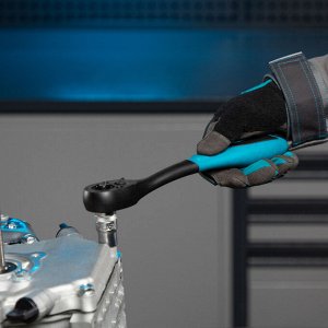 Ключ-трещотка 1/2", CrV, 72 зуба, с быстрым сбросом Gross