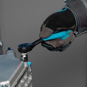 Ключ-трещотка 1/4", CrV, 72 зуба, с быстрым сбросом Gross