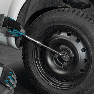 Ключ-трещотка телескопический 1/2", 305-445 мм, CrV, 72 зуба, с быстрым сбросом, хром Gross