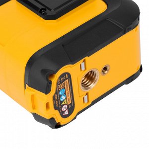 Лазерный уровень мультипризм. LXI 360-2 Green, 30 м, 520 Нм, акк. Li 2800 mAh, резьба 1/4" Denzel