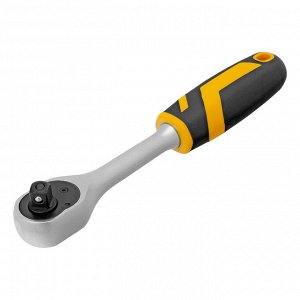 Ключ-трещотка 3/8", 90 зубьев, с быстрым сбросом, CrV Denzel