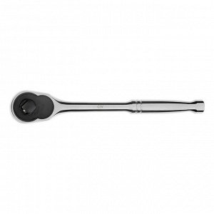 Ключ-трещотка 3/8", CrV, 120 зубьев, цельнометаллический, хром Gross