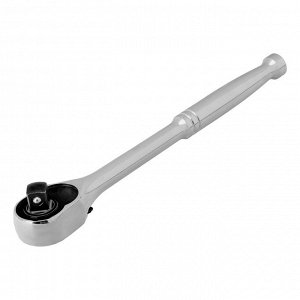 Ключ-трещотка 1/2", CrV, 120 зубьев, цельнометаллический, хром Gross