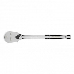 Ключ-трещотка 1/2", CrV, 120 зубьев, цельнометаллический, хром Gross