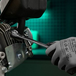 Ключ комбинированный, 13 мм, CrV, матовый хром Stels