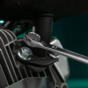 Ключ комбинированный, 13 мм, CrV, матовый хром Stels