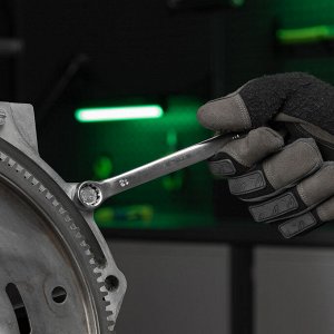 Набор ключей комбинированных 6-17 мм, 6 шт., CrV, матовый хром Stels