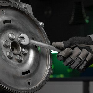 Набор ключей комбинированных 6-19 мм, 8 шт., CrV, матовый хром Stels