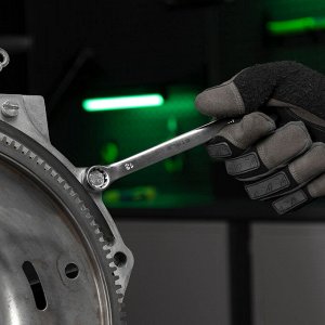 Набор ключей комбинированных 6-19 мм, 8 шт., CrV, матовый хром Stels