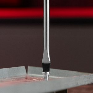 Отвертка Fusion, SL6 х 150 мм, CrV, трехкомпонентная рукоятка "Anti slip" Matrix
