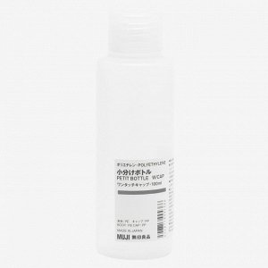 MUJI Travel Bottle with One-Touch Cap – мягкий дозатор с крышкой-клапаном, 100 мл