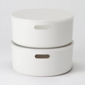 MUJI Soft Polypropylene Lid Round - крышка для круглого пластикового ящика