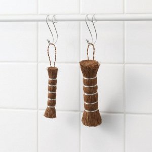 MUJI Shuro Palm Fiber Stick Brush Small - щетка из волокон пальмы шуро, малая