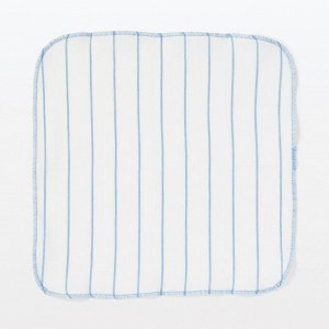 MUJI Indian Cotton Yarn-Dyed Dish Cloths Set - набор из 6 хлопковых кухонных полотенец, синий узор