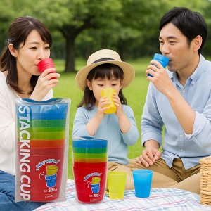 Daiso Набор стаканов 200мл 8шт