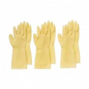 MUJI Natural rubber gloves M - перчатки из натурального каучука, размер М (6 шт.)