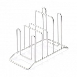 MUJI Stainless Steel Kitchen Stand – подставка для посуды и крышек