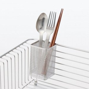 MUJI Stainless Steel Cutlery Stand Small - подставка для столовых приборов, малая