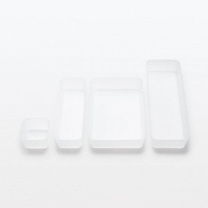 MUJI Polypropylene Storage Box 1 - квадратный органайзер из полипропилена