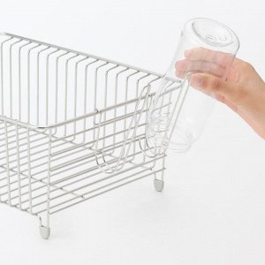 MUJI Bottle Double Hook for Dish Rack - двойной крючок для бутылок из нержавеющей стали
